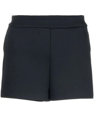 Cynthia Rowley ハイウエスト ショートパンツ - ブルー