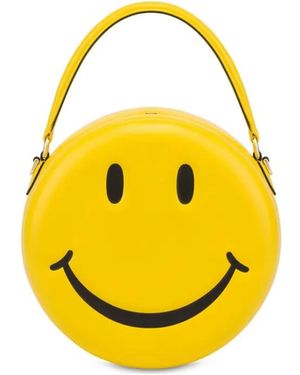 Moschino Smiley-Face Tote Bag - Yellow