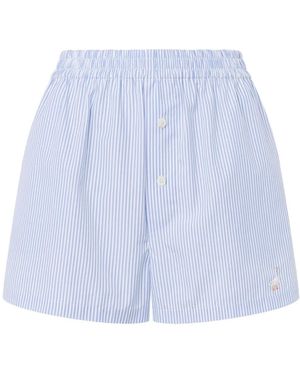 Moschino Striped Shorts - Blue