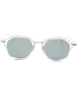 Thom Browne Round-Frame Sunglasses - White