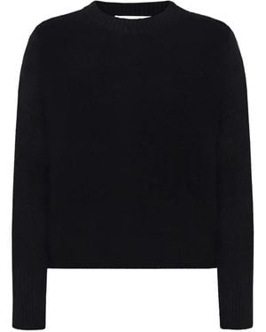 EMERSON RENALDI Ribbed-Trim Crew-Neck Jumper - Black