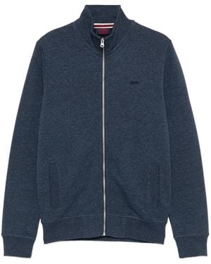 Superdry Sweater Met Opstaande Kraag - Blauw
