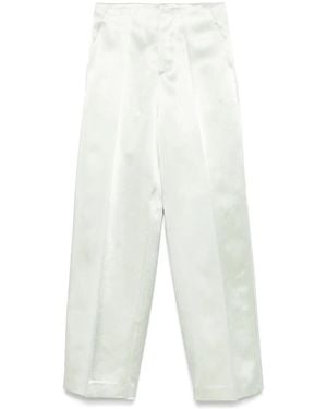Philosophy Di Lorenzo Serafini Satin Trousers - White