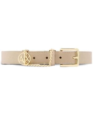 ARMANI EXCHANGE Cinturón Con Charm Del Logo - Neutro