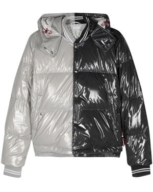 Thom Browne Two-Tone Puffer Jacket - Gray