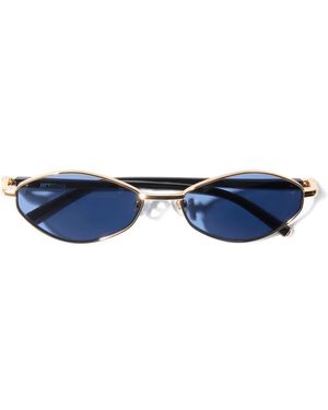 Jacquemus Oval-Frame Sunglasses - Blue