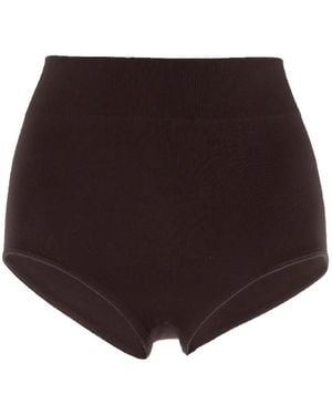 Wolford Seamless High-Waisted Briefs - Brown