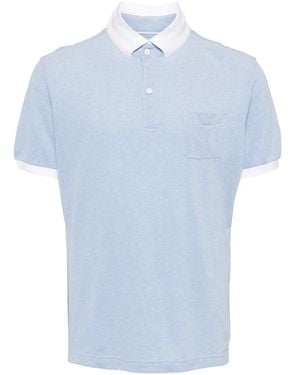 Private Stock The Midas Cotton Polo Shirt - Blue