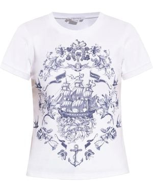 McQueen Graphic-print t-shirt - Blanco
