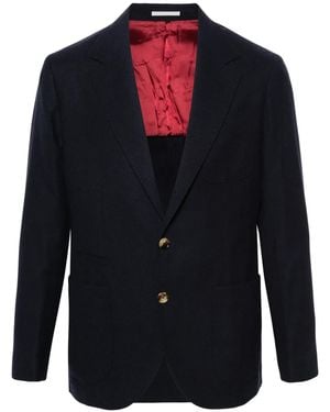 Brunello Cucinelli Einreihiges Sakko - Blau