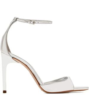 SCHUTZ SHOES 100Mm Scarlett Ankle-Strap Stiletto Sandals - White