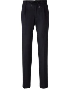 Berwich Drawstring Trousers - Blue