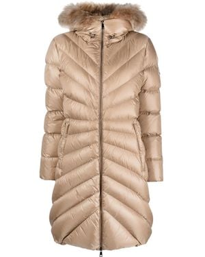 Moncler Chandre キルティングコート - ナチュラル