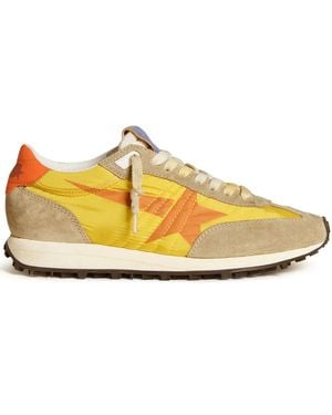 Golden Goose Zapatillas Marathon a paneles - Amarillo