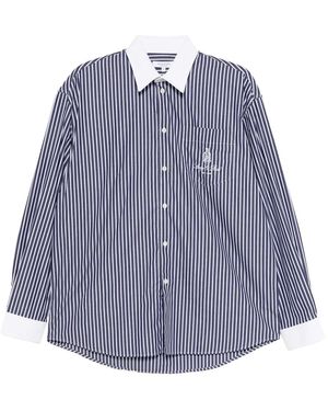 Sporty & Rich Vendome Striped Shirt - Purple