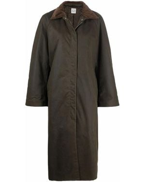 TOTEME Country Single-Breasted Coat - Black