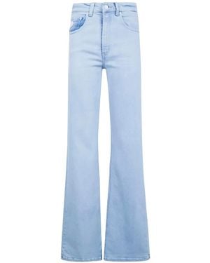 Lois Five-Pocket Flared Jeans - Blue