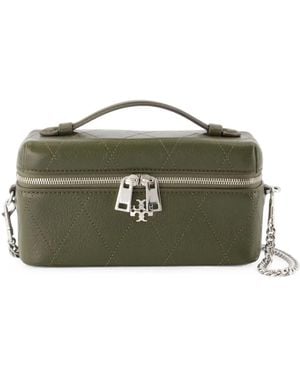 Tory Burch Charlie Quilted Tote Bag - Green