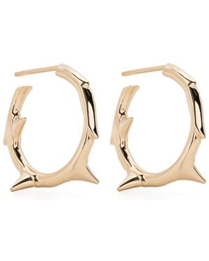 Shaun Leane Small Rose Thorn Hoop Earrings - Metallic