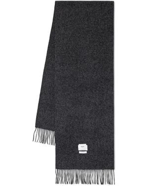 Adererror Fringed Scarf - Black