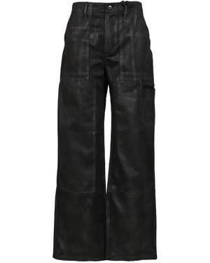 EPHMRL Screen-Print Wide-Leg Trousers - Black