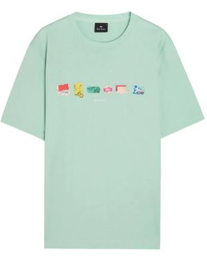 Paul Smith Graphic-Print T-Shirt - Green