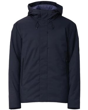 EA7 Jack Met Capuchon En Logopatch - Blauw