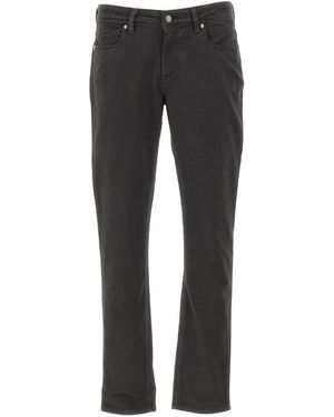 Re-hash Rubens Z Logo-Patch Stretch Trousers - Grey