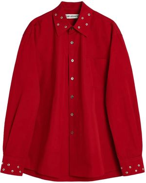 Our Legacy Above Eyelet Shirt - Red