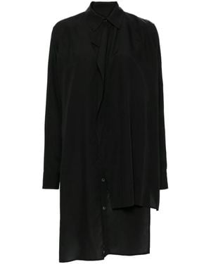 Yohji Yamamoto Layered-Design Shirt - Black