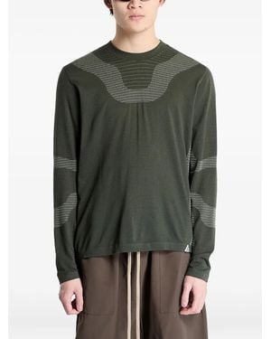 Nike Delta River Textured-Panel Long-Sleeve Top - Green