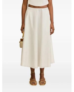 Cult Gaia Falda midi Ely acampanada - Neutro