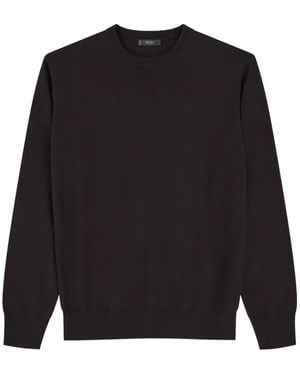 BOGGI Col Rond En Laine Mérinos Extra Fine - Noir