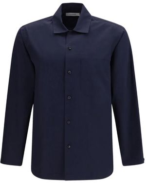 Umit Benan Patch-Pocket Shirt - Blue