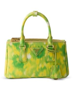 Prada Mini Galleria Tote Bag - Green