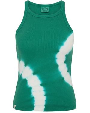 The Upside Asher Tie-Dye Tank Top - Green