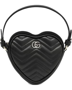 Gucci GGマーモント ハンドバッグ ミニ - ブラック