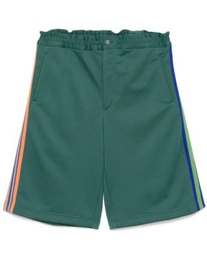 Comme des Garçons Striped Shorts - Green