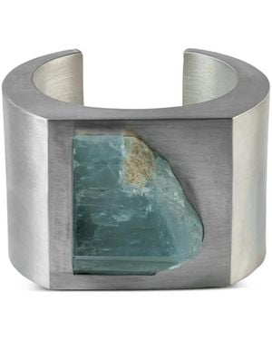 Parts Of 4 Crescent Plane Aquamarine Bracelet - Blue