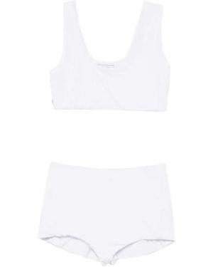 Jijil Set Intimo Con Logo - Bianco