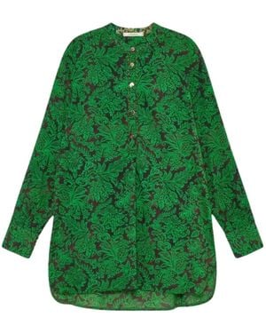 Maliparmi Hemd mit Blumen-Print - Grün