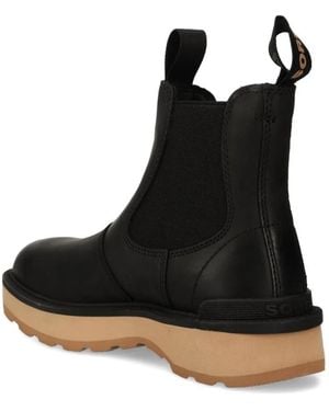 Sorel Botas chelsea con panel elástico - Negro