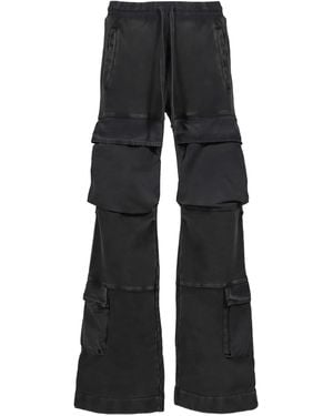 Entire studios Cargo Wide-Leg Trousers - Black
