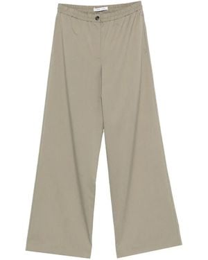 Samsøe & Samsøe Elastic-Waistband Pants - White