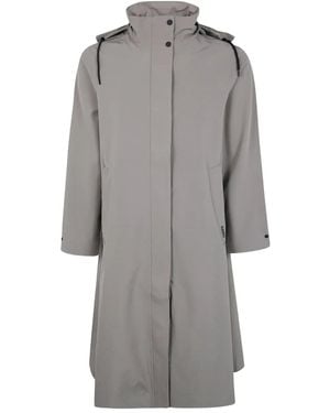 Rains Chubasquero Suva Vision Softshell Acampanado - Gris