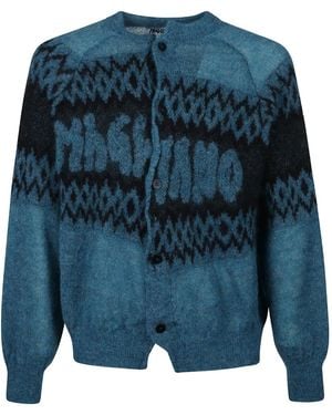 Magliano ロゴ カーディガン - ブルー