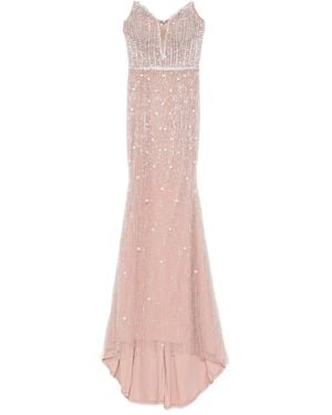 Holland & Holland Verziertes Maxikleid - Pink