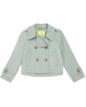 Psophia Chaqueta Corta Con Doble Botonadura - Verde