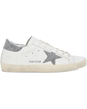 Golden Goose Super Star embellished sneakers - Weiß