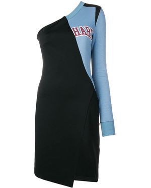 Off-White c/o Virgil Abloh One Shoulder University Dress - Black